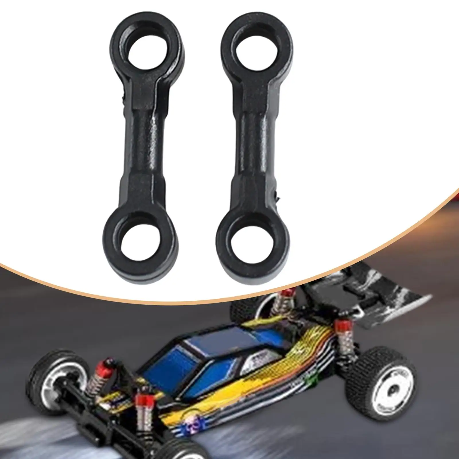2x varillas de enlace de dirección para Wltoys 244016 piezas de coche RC juego de varillas de dirección de repuesto