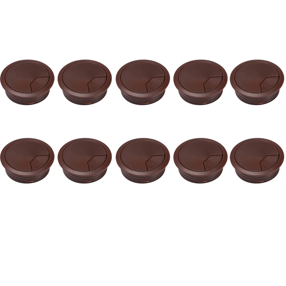 

Round ABS PC For Home Office Desk Thread Organizer Line Hole Cover Wire Storage Rack Table Grommet Cable Hole Cover