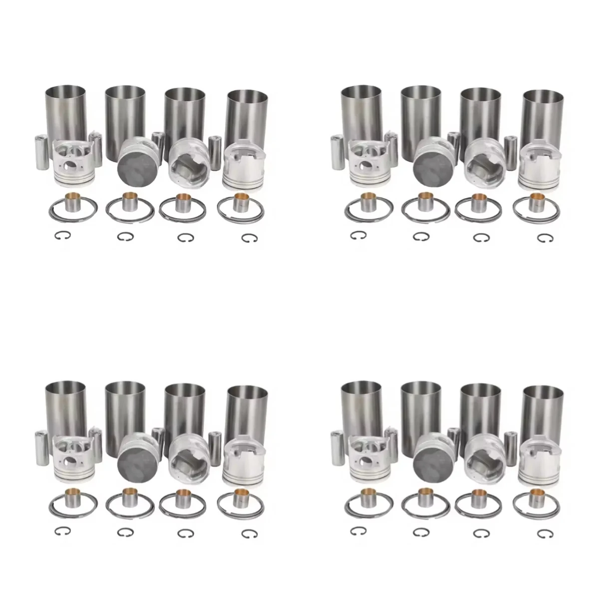 Kit de Pistón y Cilindro para Motor K4M 4M40 4M50 4M51, Kit de Recambio de Motor para Excavadora, Piezas de Motor para Maquinaria de Construcción