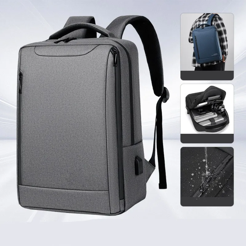 

Профессиональная система рюкзака, внешняя зарядка через USB, многокомпонентный дизайн Оксфорд, вентилируемая задняя панель, офис для путешествий