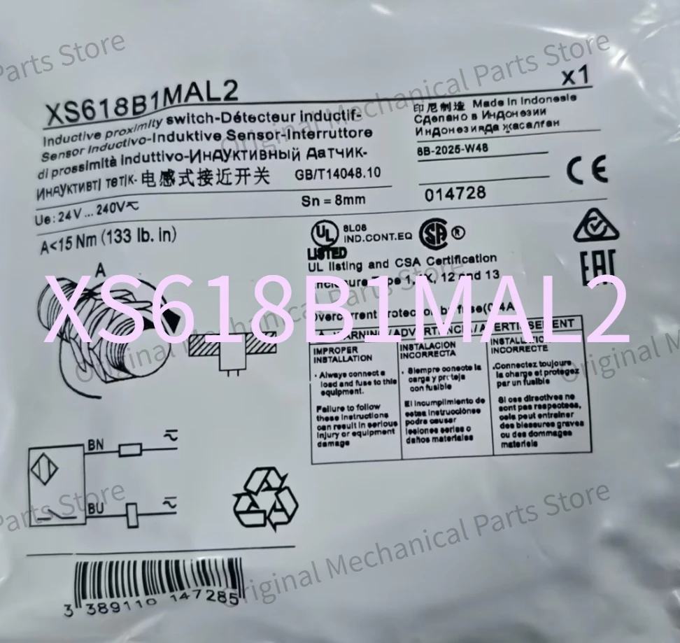 Brand New Original proximity switch XS618B1MAL2
