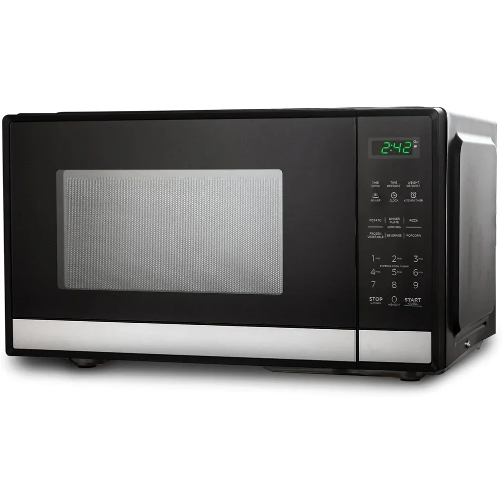 Microwave Ovens With Touch Controls & Digital Display, 10 Power Levels and Push Button Door