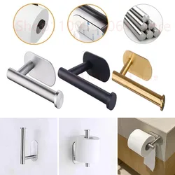 Toilet Paper Holder Stainless Steel Toilet Wall Mount Bathroom Holders Kitchen Roll Paper Tissue Towel Rack Holders Accessories