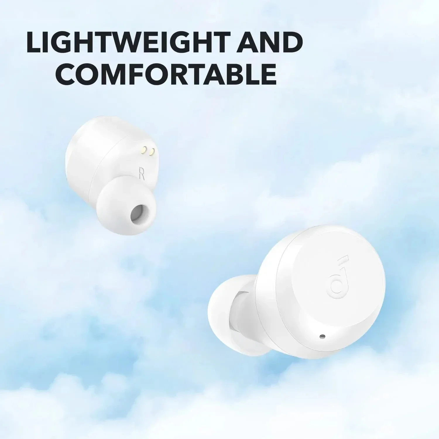 سماعات أذن Soundcore الأصلية من Anker A25i True اللاسلكية، Bluetooth 5.3، تطبيق، صوت مخصص، وقت تشغيل طويل 28 ساعة، مقاومة للماء