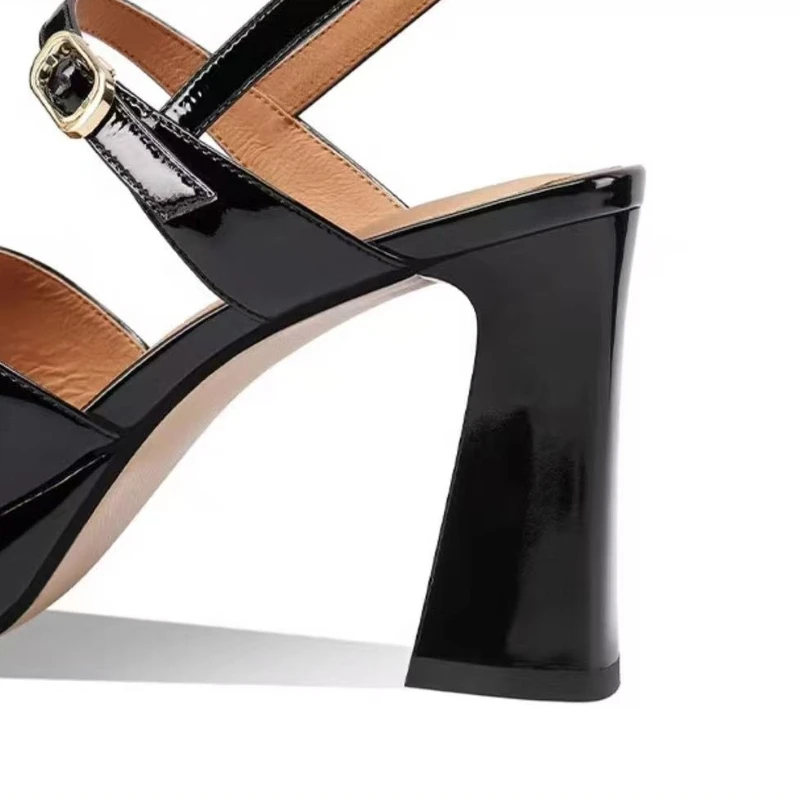 Sexy High Heels Sandals Women Chunky Shoes Elegant Summer Buckle Slippers 2026 Pumps Fashion Dress Party Mujer De Zapatillas - view 5