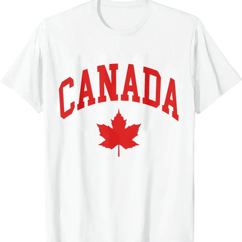 Canada Canadian Graphic T-Shirt Unisex Summer Streetwear Tops Vintage Clothes Tops Camiseta Hombre Harajuku