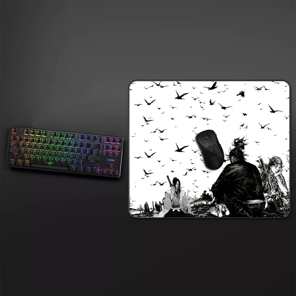 Gamer Mouse Pad Game Professional Premium E-Sports Gaming Mousepad Balance Mouse Mat Miyamoto Musashi Manga Vagabond Desk Mat