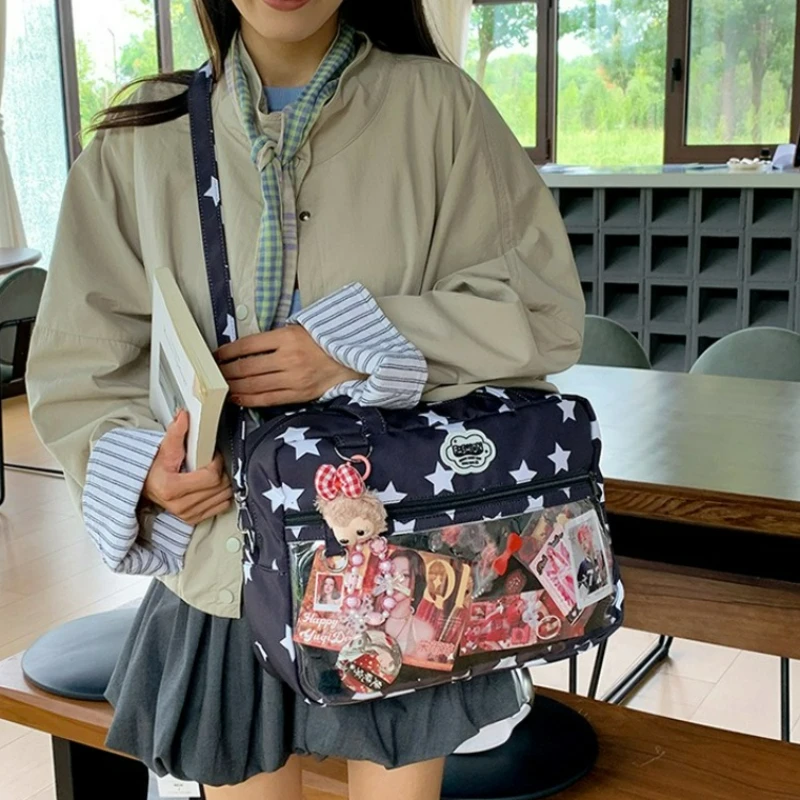 

Модная сумка через плечо большой вместимости, милая и сумка ita в стиле Serene, высококачественная нишевая сумка через плечо