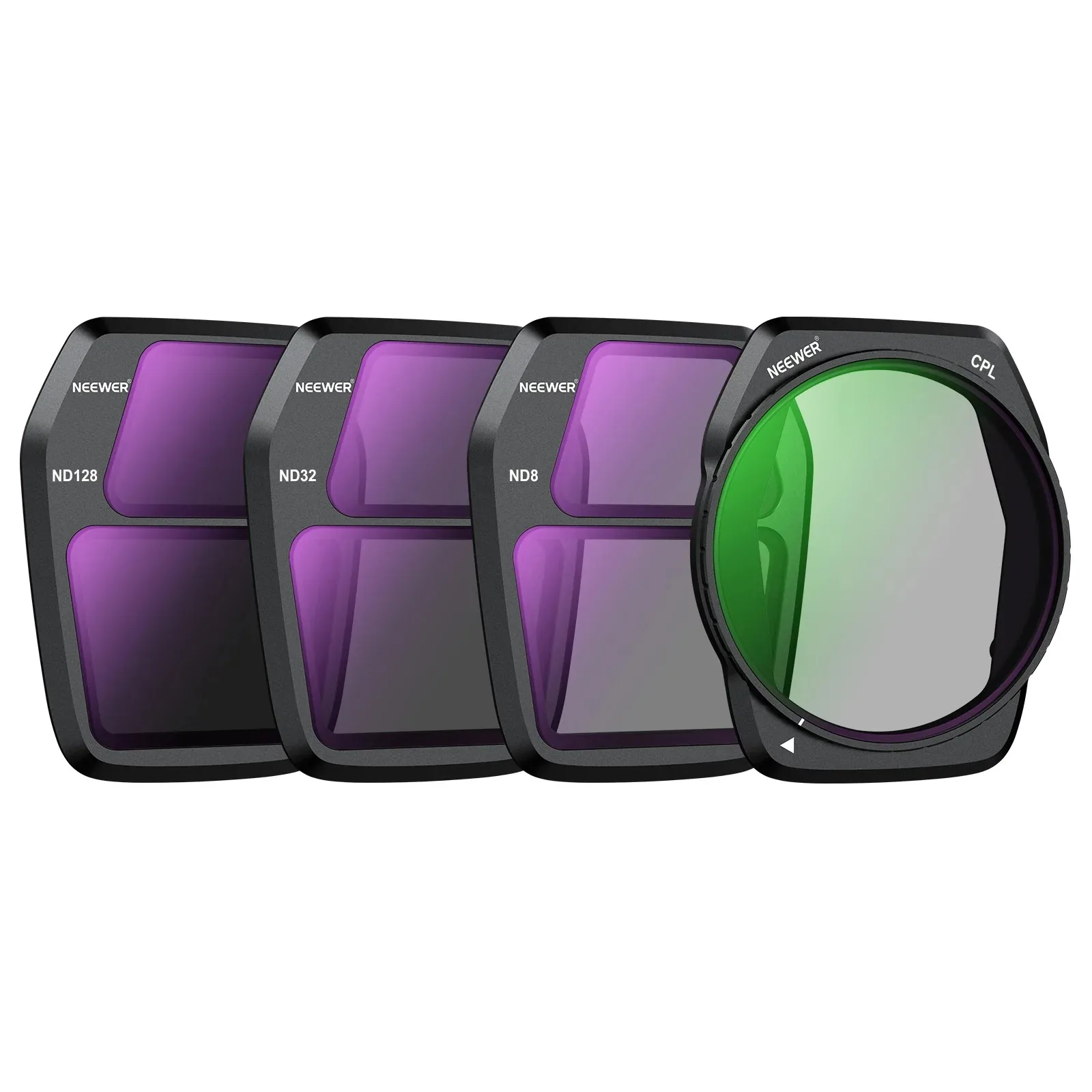 NEEWER FL-A85 FL-A86 Multi-Coated ND & CPL Filter Kit Anti-Reflection Aerial Accessory Fit DJI Air 3S
