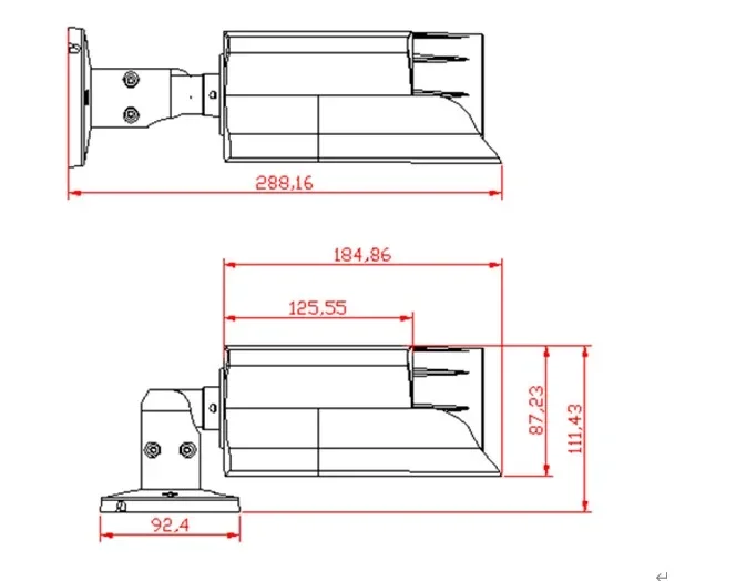 Quality Human Body/Vehicle Detection Sensor IMX415 4K 8MP 80M Long IR Varifocal Bullet POE IP Camera Outdoor