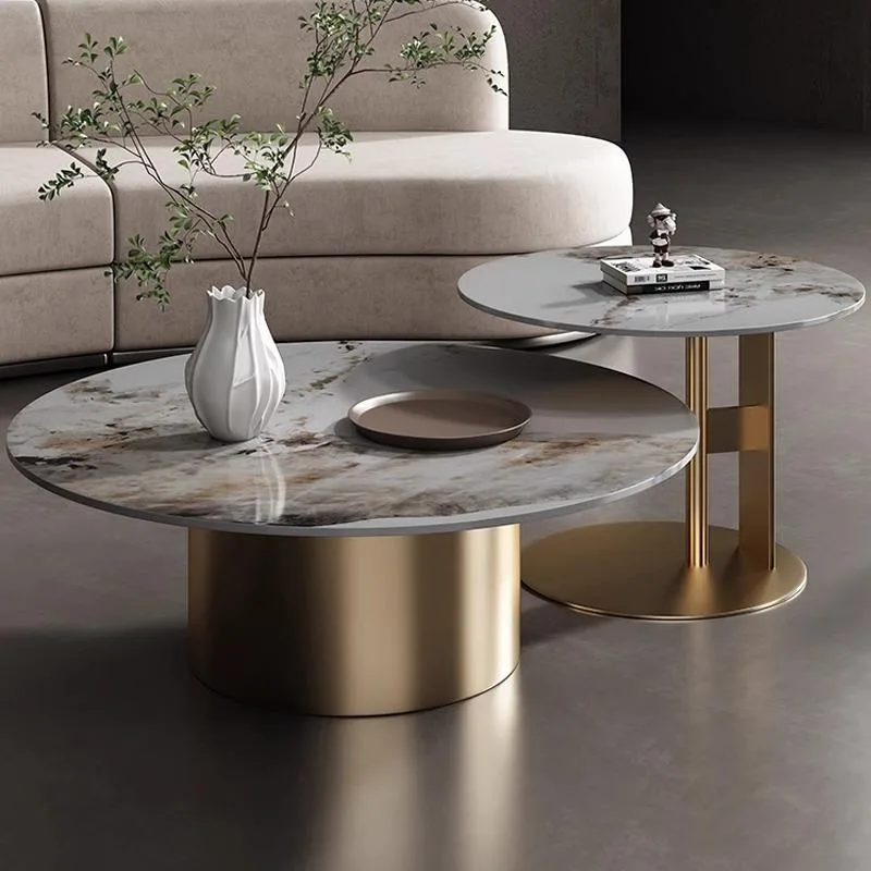 

Classic Business Coffee Tables Luxury Design Round Living Room Coffee Tables Nordic Narrow Mesa De Centro Furniture For Home