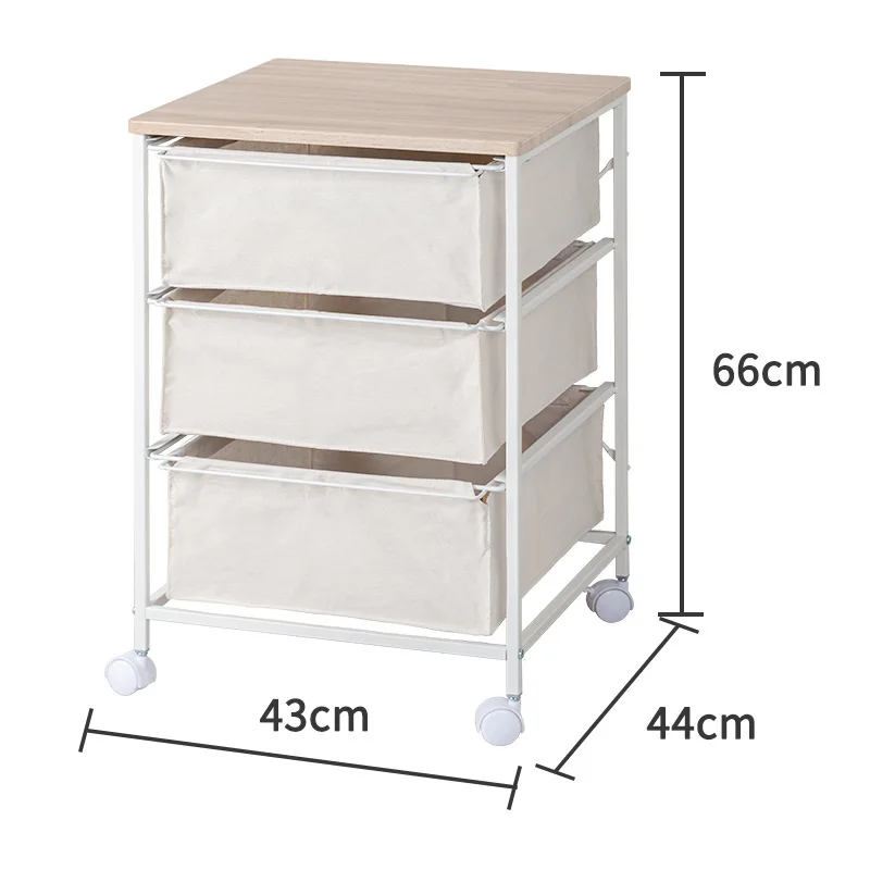 

Log wind floor multi-layer drawer cabinet modern simple wrought iron locker storage cabinet removable rack