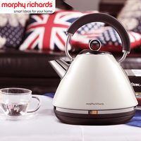 Morphy Richards Electric Kettle 1.5L Stainless Steel Fast Boiling Water Heater Home Office Teapot Coffee Pot Retro Style MR7076A