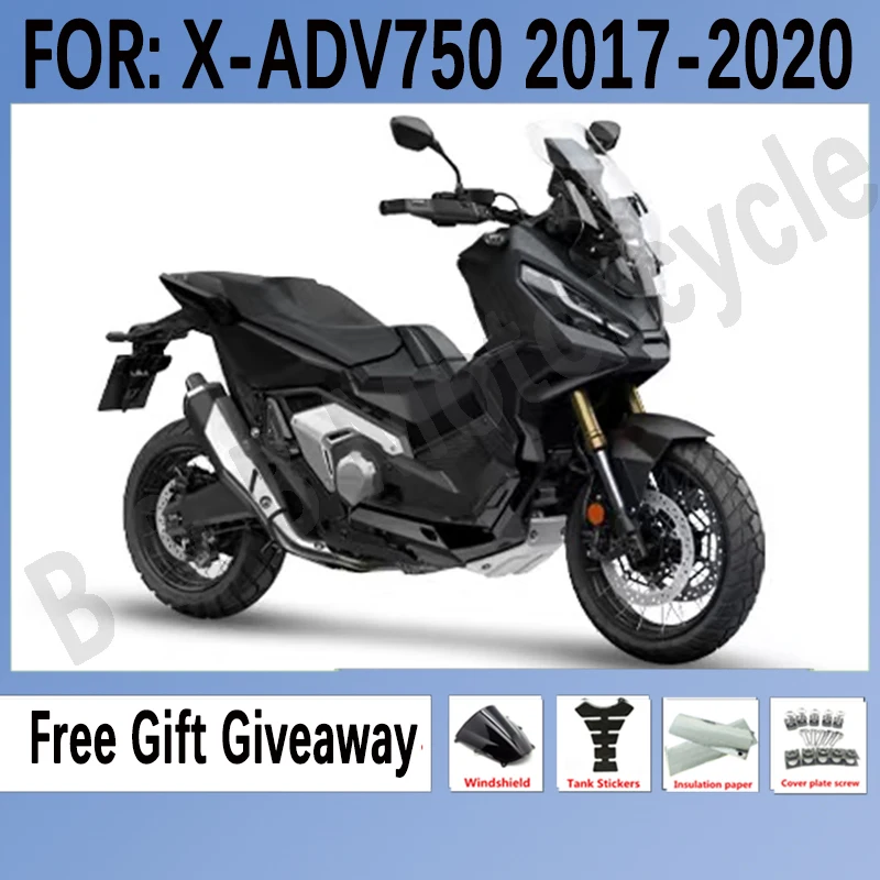 

Fairing for HONDA X-ADV750 2017 2018 2019 2020 XADV X ADV 750 2017 2018 2019 2020 Body Full Fairings Kits set Black