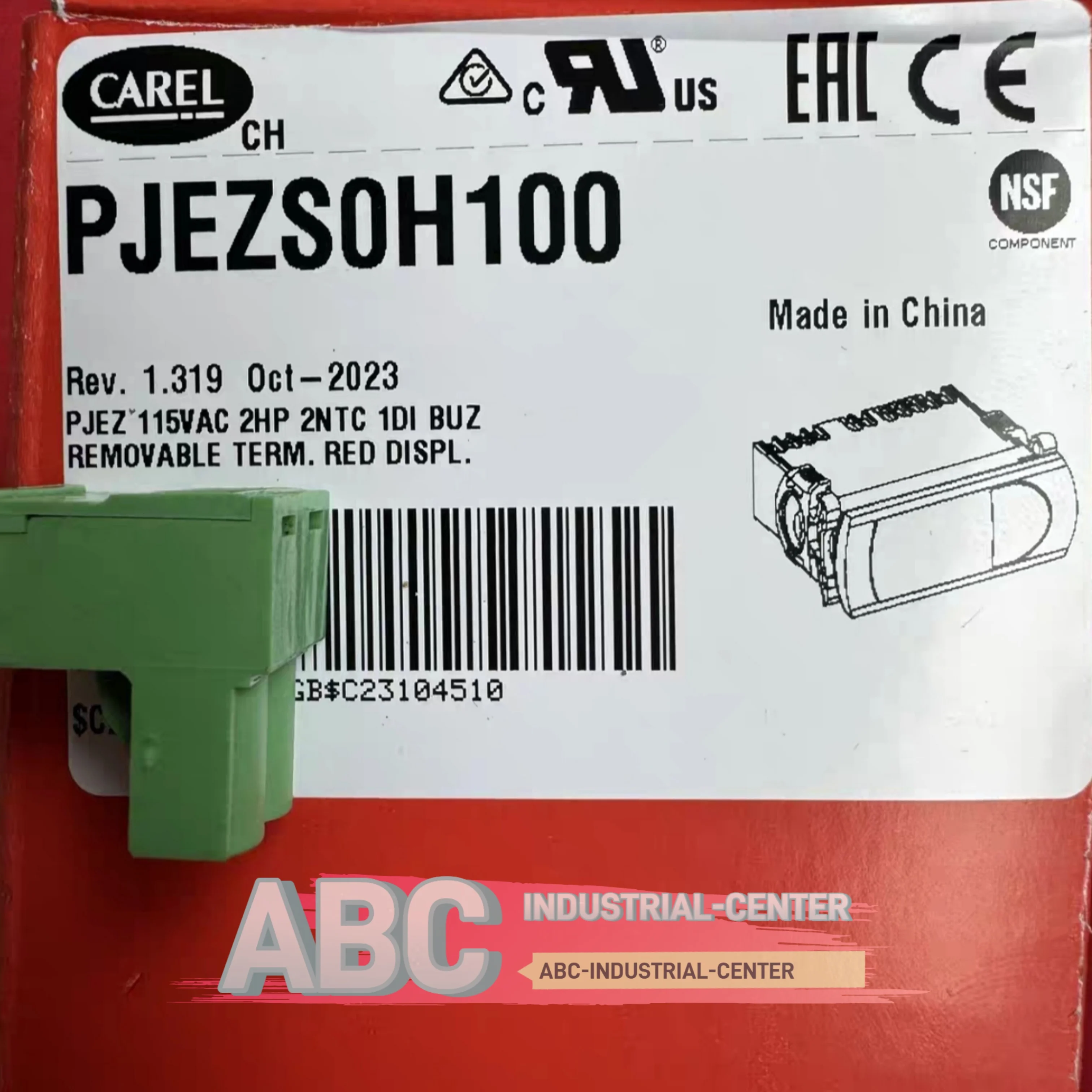 

New Temperature controller PJEZS0H100 in box PJEZS0J010