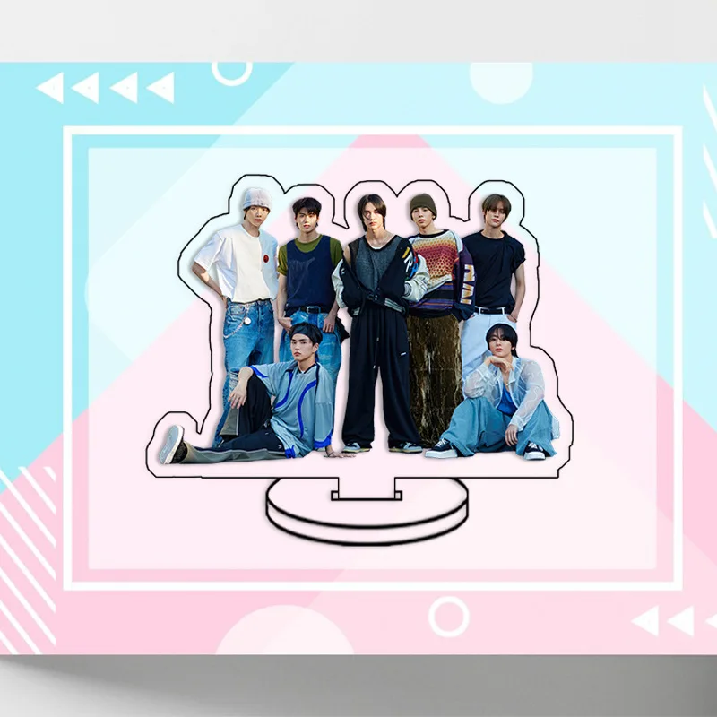 Kpop ATEEZ ZB1 (G)I-DLE Acryl Stand Figuur RIIZE Karina Irene Hot Idol Groep Standee Display Model Fans Desktop Decor Geschenken