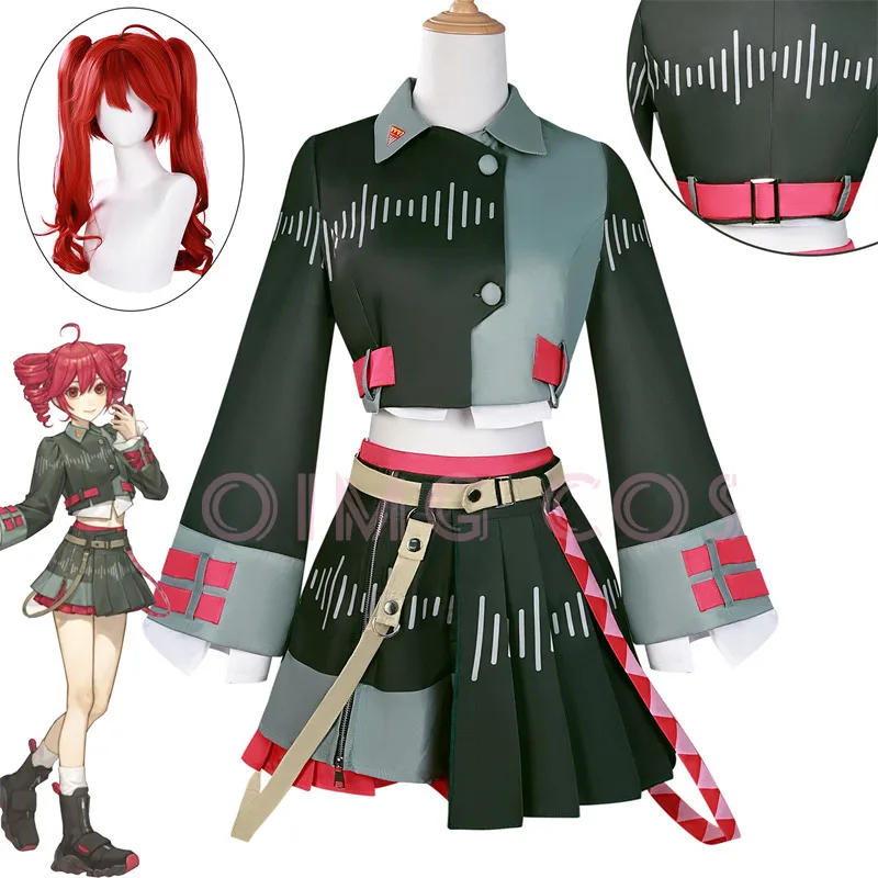 

Kasane Teto Cosplay Costume Adult Carnival Uniform Halloween Anime Party Costumes Masquerade Women Game