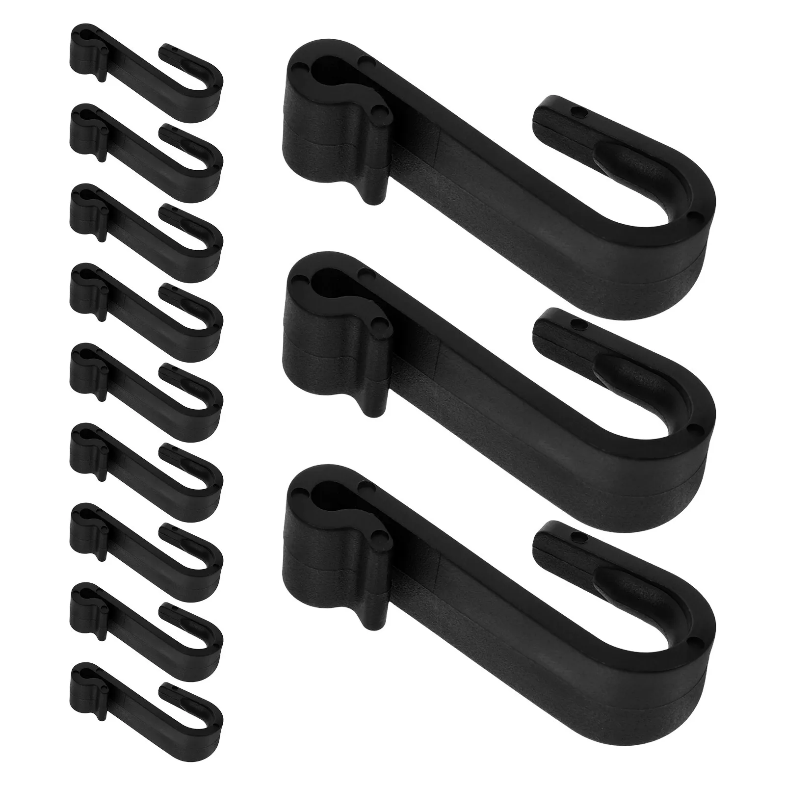 

20Pcs Mini Plastic Hooks Mesh Design Over Door Hook for Hanging Towels Utensils Bathroom Kitchen Space Saver Organizer