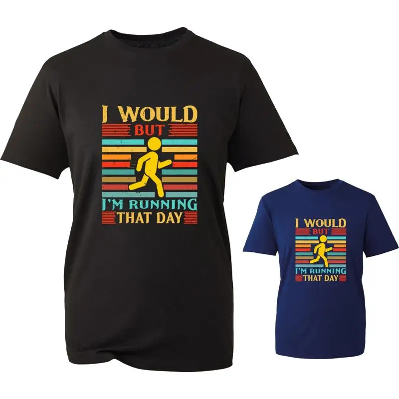 

I'M Running That Day Vintage Funny T Shirt Retro Old School Fitness Top