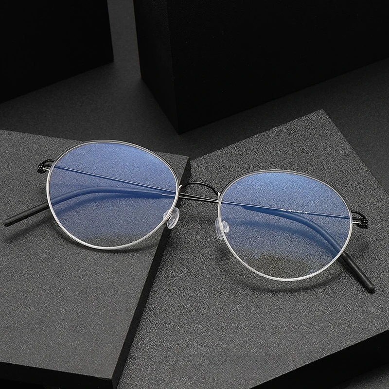 

Denmark Lightweight Blue Blocking Eyewear Women Screwless Glasses MOAR Vintage Oval Men for Reading Optical Brand Designe Frames