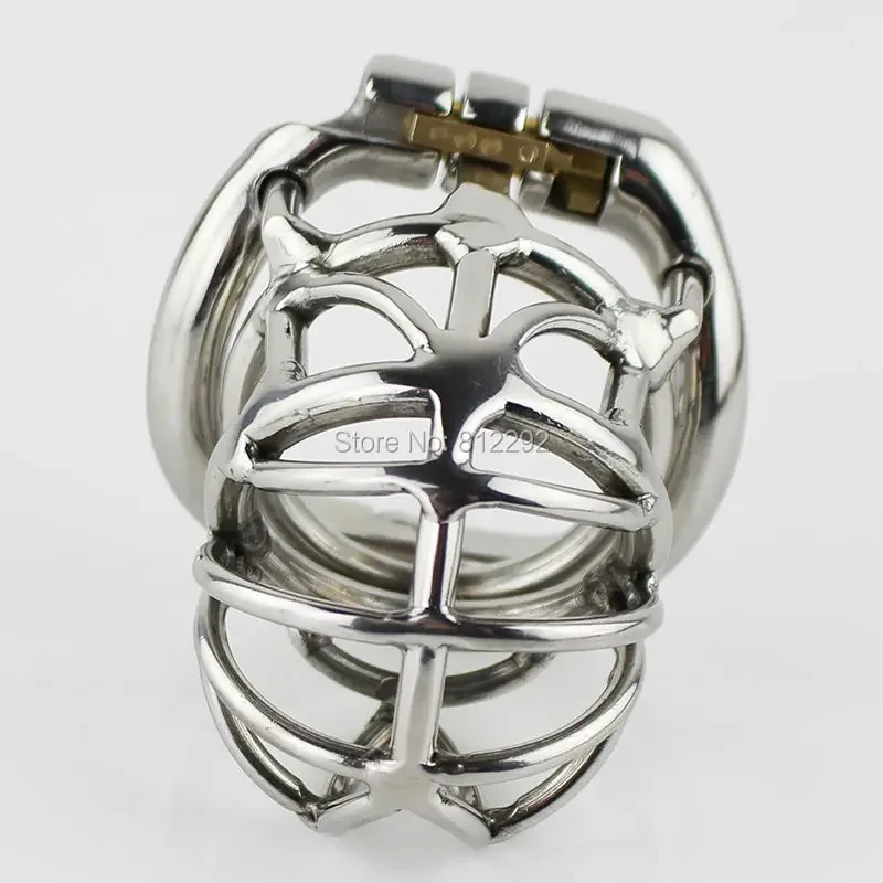 Latest Design Male Chastity Device Adult Cock Cage With Curve Cock Ring Sex Toys Bondage Penis Chastity Belt