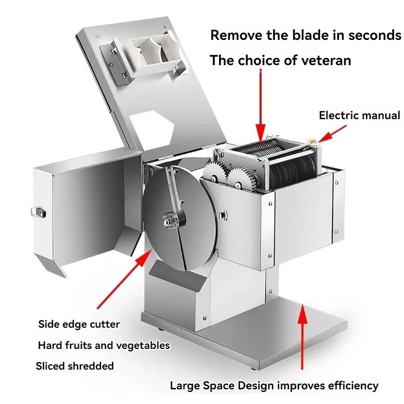 Meat Cutting Machine Commercial Electric Wire Automatic Cutting Vegetables Minced Meat Stainless Steel Small