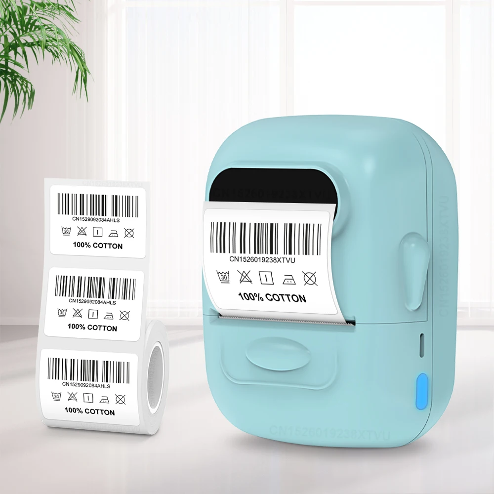 Mini Portable Printer P50 Thermal Label Printer Similar to E210 M110 Labeling Machine DIY Adhesive Sticker or 3PK Label Paper