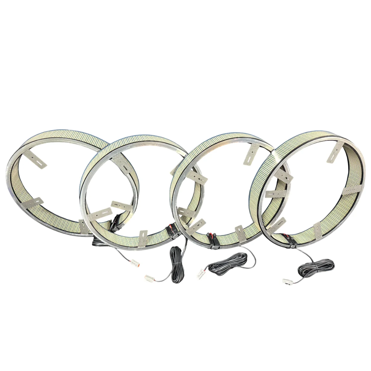 

20 Row Pure White Wheel Lights Kit Brightest 12V Auto Exterior Lighting for Trucks and Off-Road Accessories