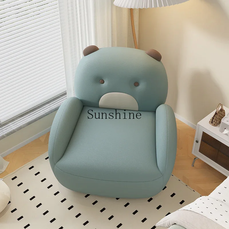 Boys and girls casual seat cute bear anti-fouling silicone leather children's cartoon sofa