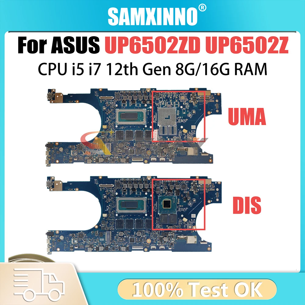 

Для ASUS ZenBook Pro 15, откидная UP6502Z Q539ZD UP6502ZA UP6502ZB UP6502ZC UP6502ZDR UP6402ZD UP6602ZD UP6502MA UP6502ZD материнская плата