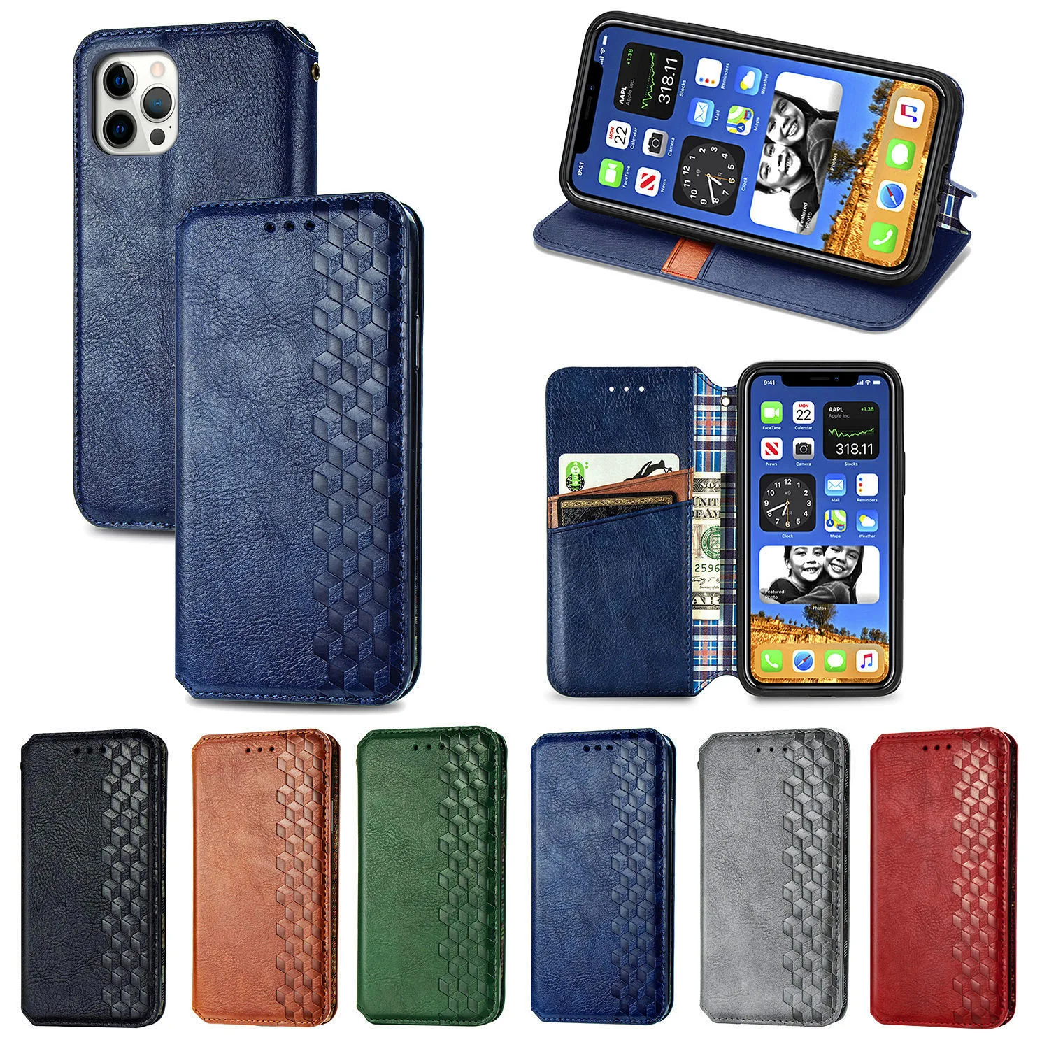 Magnetic Flip Case For Oukitel C51 Retro Leather 2 Card Slots Shockproof Wallet Phone Cover Funda For Oukitel C33 C32 C31