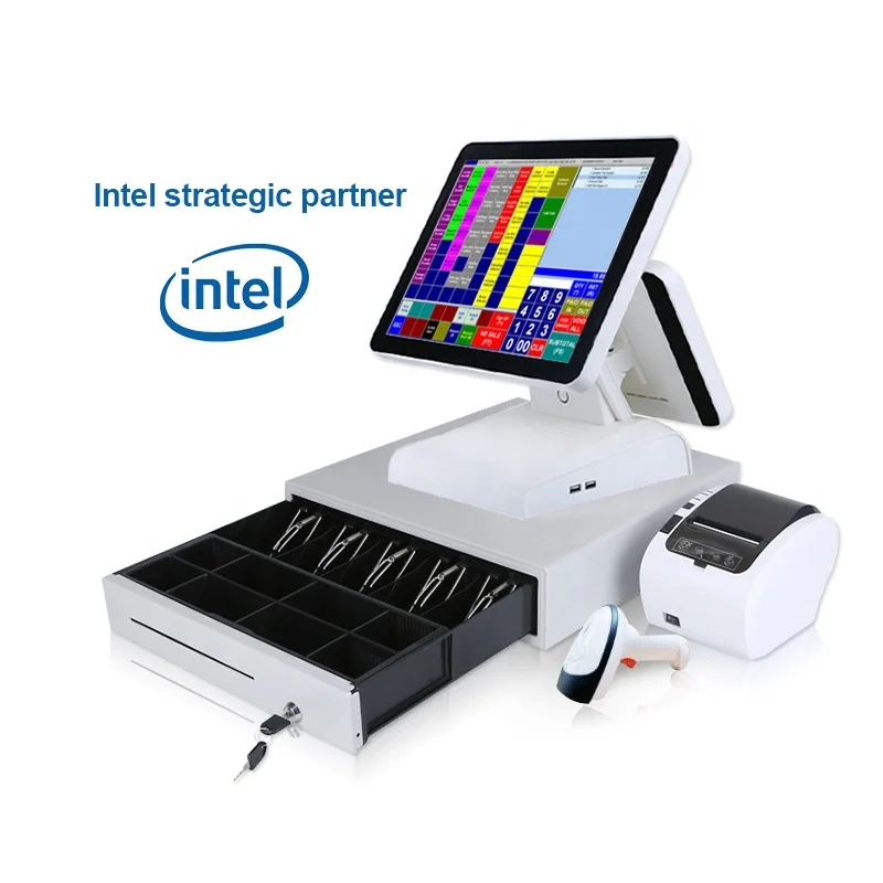 OEM All in One POS Machine Windows Cash Register 15 Inch Touch Pos System