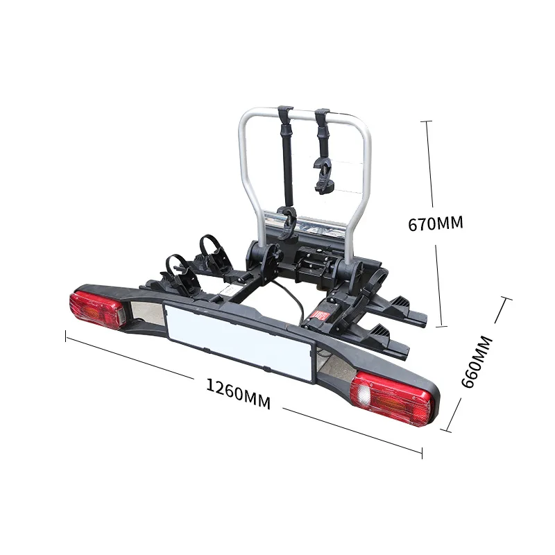 Car-mounted Bicycle Rack, Rear-mounted Car Tail Rack, Suspension-modified Bike Rack, Automotive RV Bike Mounting Bracket