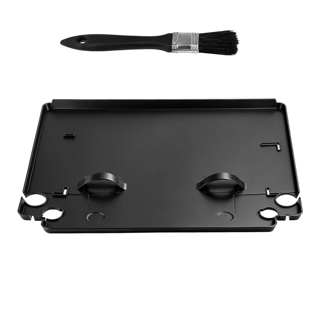 Black Waste Pad for BambuLab P1S P1P For X1C For X1E 3D Printers Soft Silicone 385mm x 299mm Filament Collection Mat