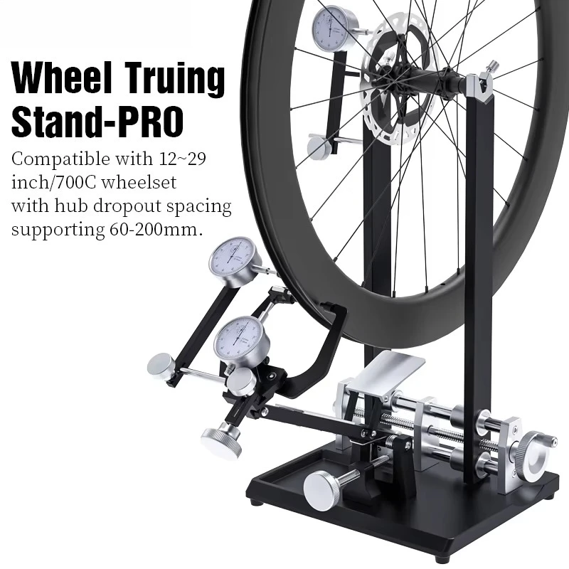 Mountain Bike Road Bike Wheel Correction Rack for 12-29In Wheel Sets, Bike Dilometer Wheel Correction Rack Tool