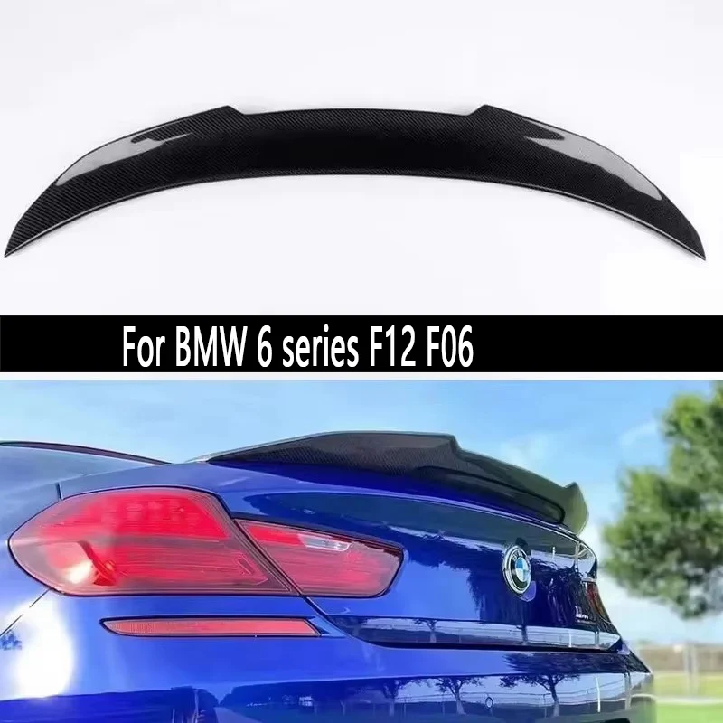 

Для BMW серии 6, F12 F06 630 640, хвостовые плавники из углеродного волокна, задний спойлер, крыло автомобиля, модернизация заднего спойлера, комплект кузова