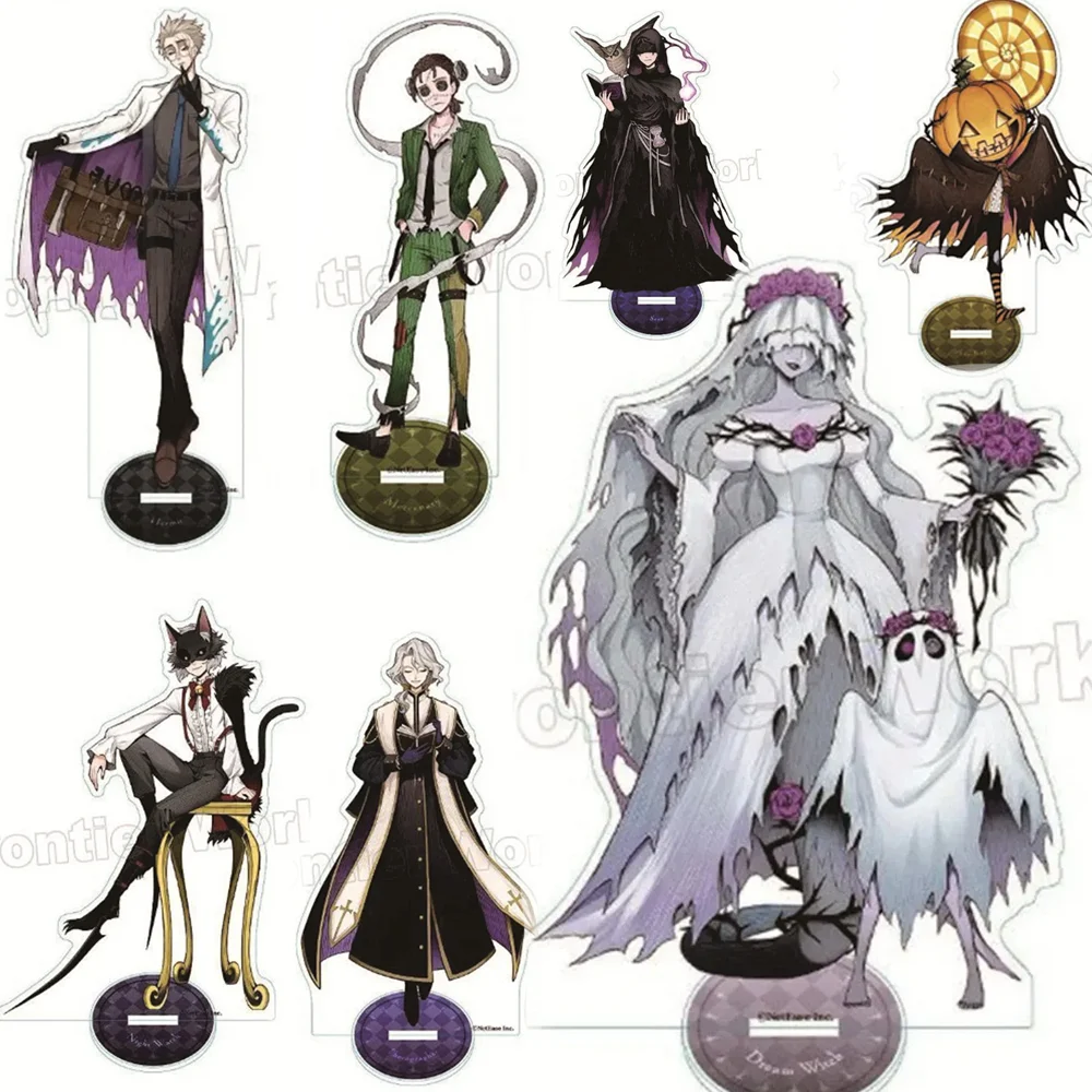 Halloween Ghost Game Identity V Acrylic Stand Cosplay Characters Emma Woods Eli Clark Series Model Plate Display Desk Decor Toys