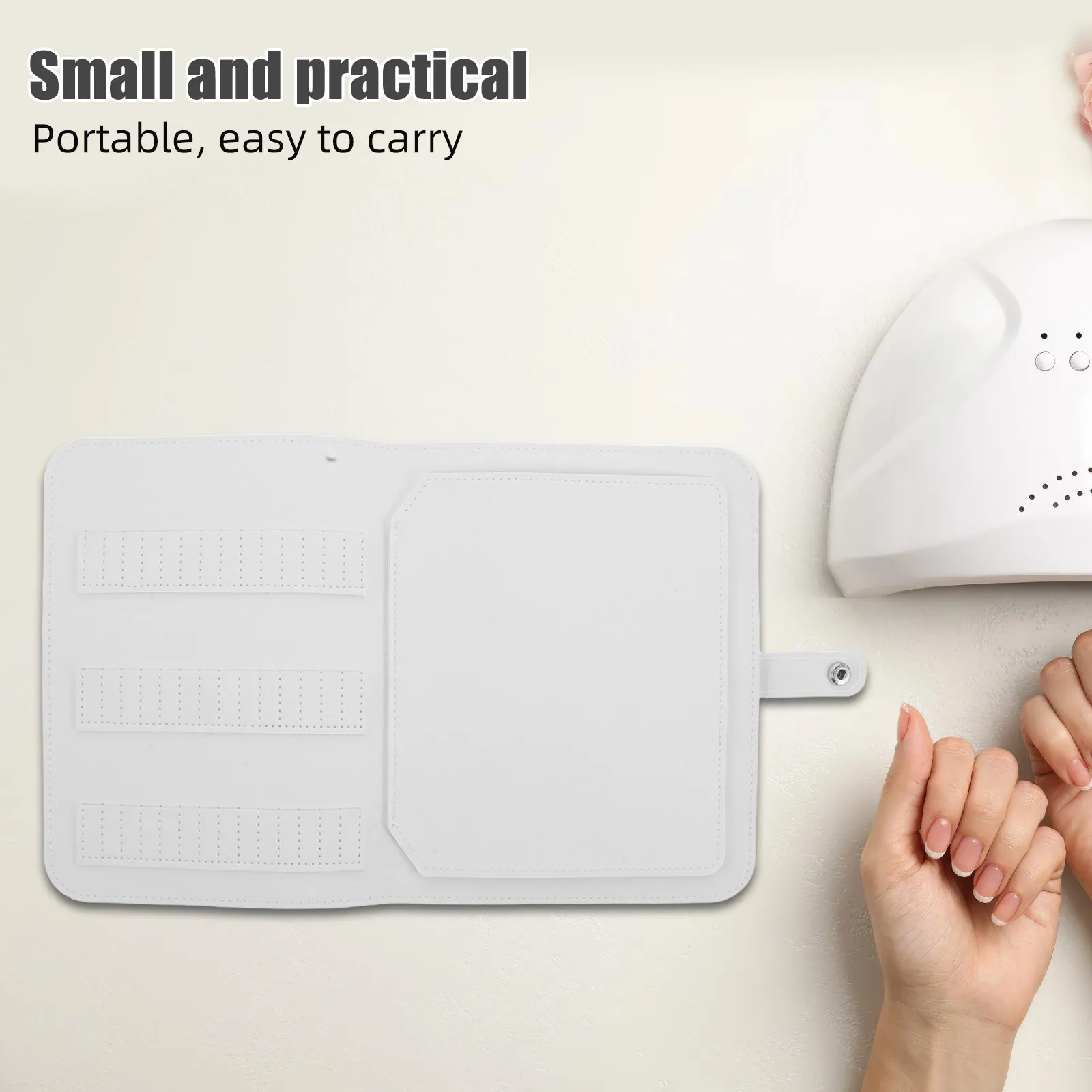 Nail Drill Bit Storage Portable Organizer 84 Holes Large Capacity Shockproof Manicure Tools Bag Travel Salon Use