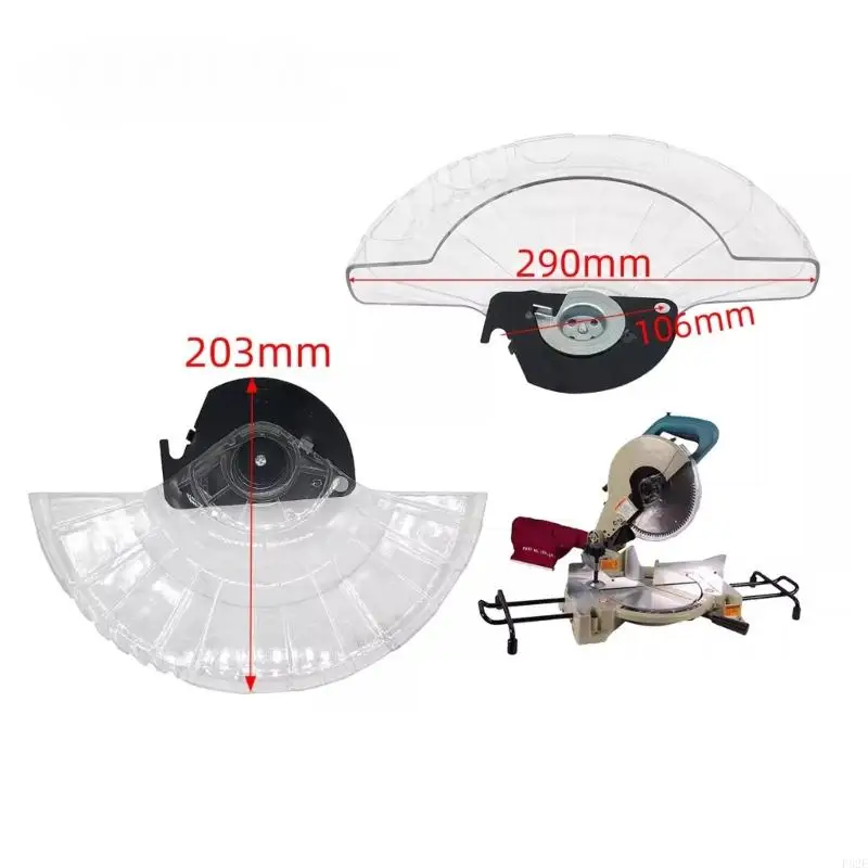 

Защитный чехол для отрезной машины Makita 255, 10-дюймовой пилы по алюминию, прозрачный чехол для пилы по алюминию 1040.