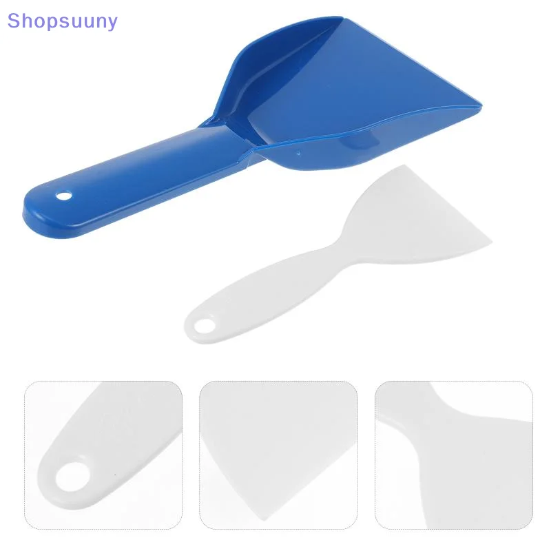 1/2Pcs Ice Scraper Set Durable Tools Ice Removal Shovel For Refrigerator Frost Removal Clean Hygiene Snow Blower Cleaning Tools