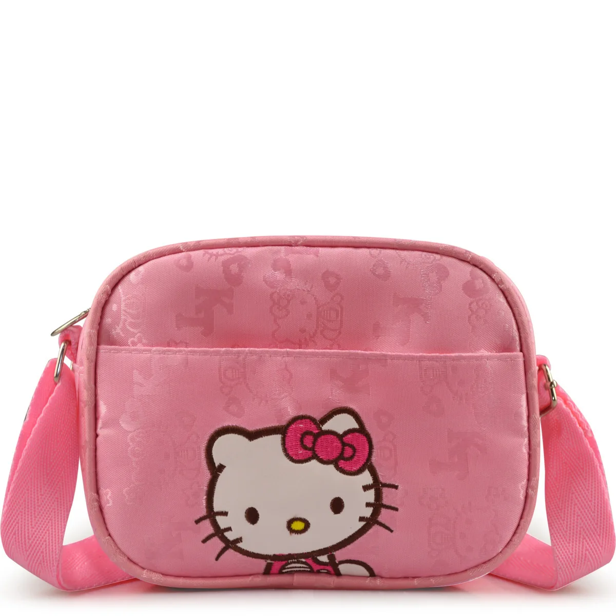 Hello Kitty Children\'s Exquisite Messenger Bag Pink Princess Small Bag Girl Cute Cartoon Small Shoulder Bag