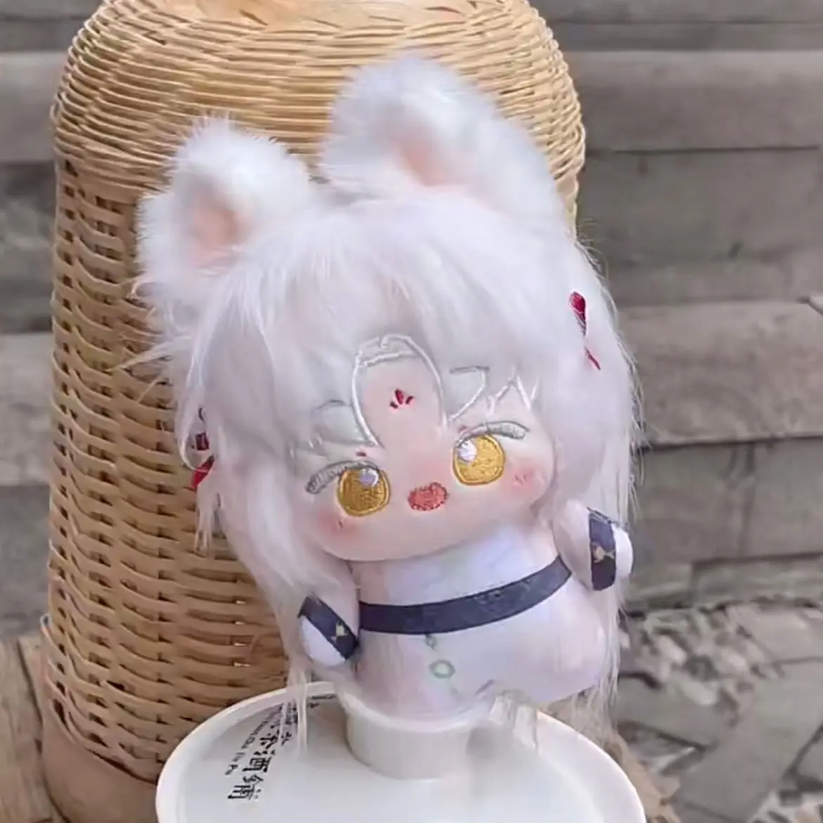 Farcito 10 cm Gioco Anime Luce e notte Qisili Stampato Stella marina Forma Corpo Peluche Bambola Giocattolo Morbido vestire Cotone Regalo per bambini