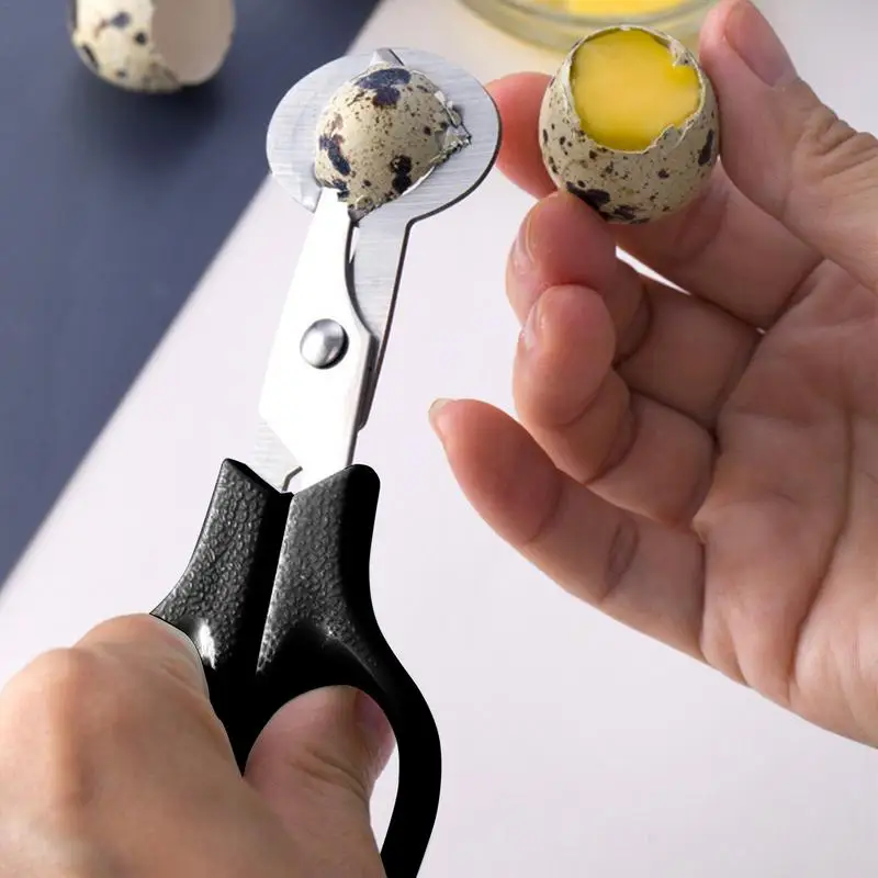 Multifunction Quail Egg Scissor Bird Cutter Opener Stainless Steel Quail Egg Peeler Machine Kitchen Tool Clipper Cigar Cracker