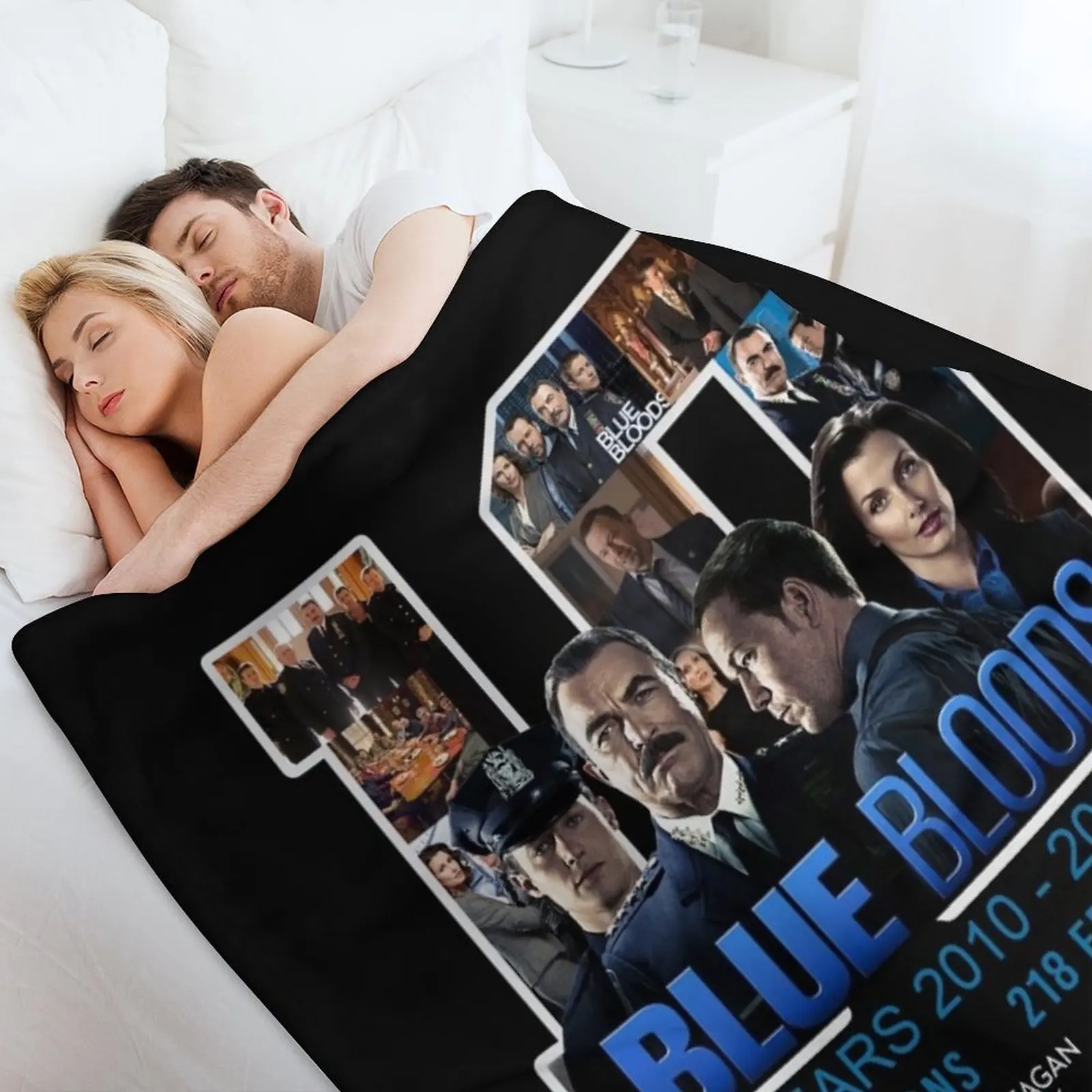 الدم الزرقاء سنة 2010 أ؟؟ 2020 10 مواسم 218 حلقات توقيعات قميص رمي بطانية بطانيات فروي #4