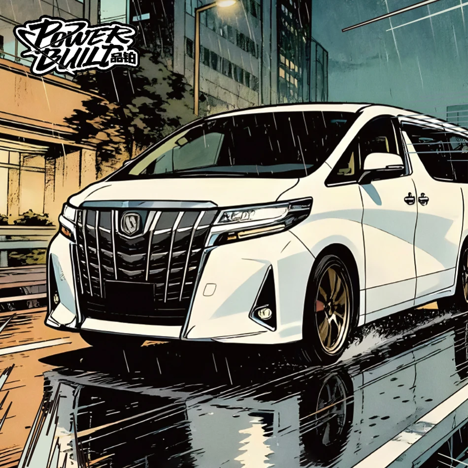 

1:32 Scale MOC City Sport Car Alphards MPV Model Building Blocks Racing Vehicle with Display Box Bricks Toys Kids Adults Gifts