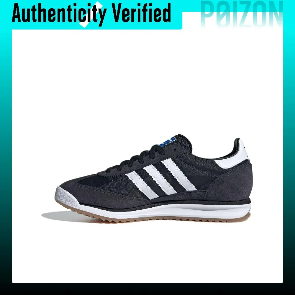 Adidas Originals SL 72 RS Casual Shoes Unisex Low-top Black White Blue JI1282