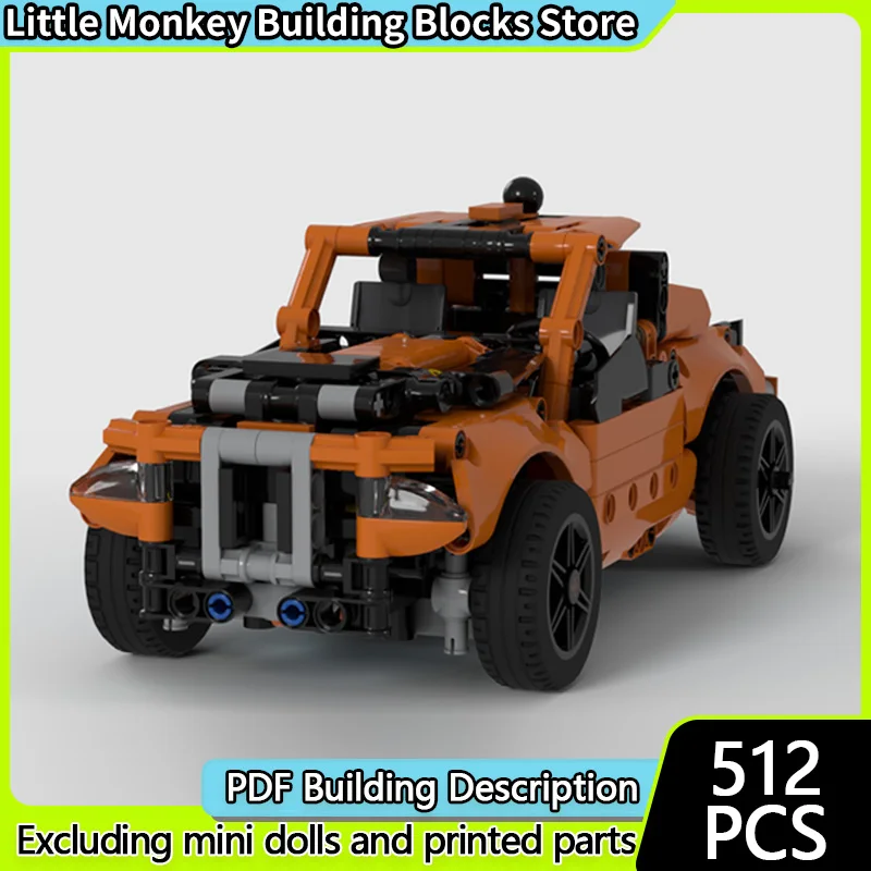 

Speed Racing Car Model MOC Building Bricks Big Block Pickup Truck Modular Technology Children Holiday Gifts Assemble Toys Suit
