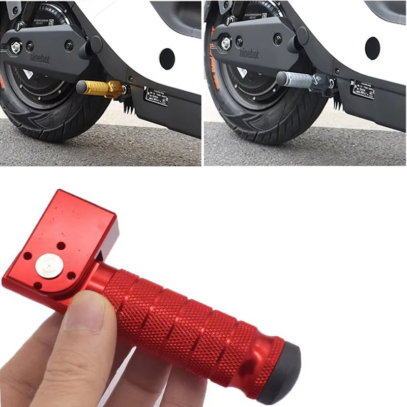 Reposapiés trasero para motocicleta con tornillo M8, modificación de Pedal, estriberas traseras plegables de aleación de aluminio, vehículo todoterreno, bicicleta Universal
