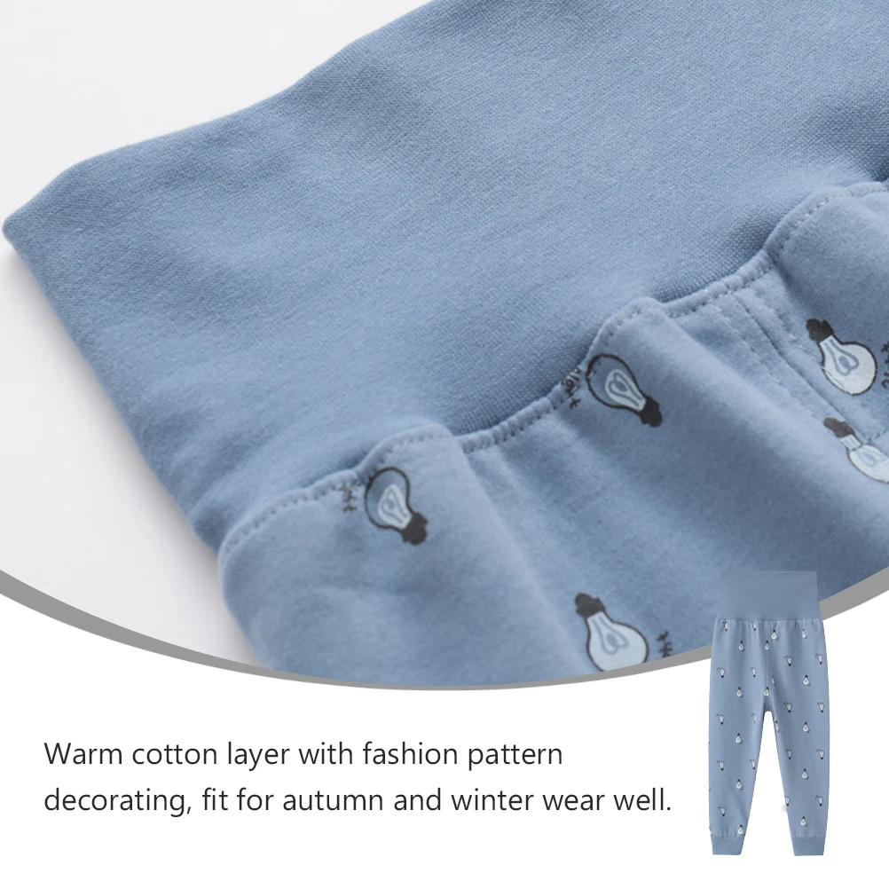 

High Waist Warm Cotton Kids Winter Trousers Children Leggings Comfortable Bottoming Comfortable Pants Pants Slim Design