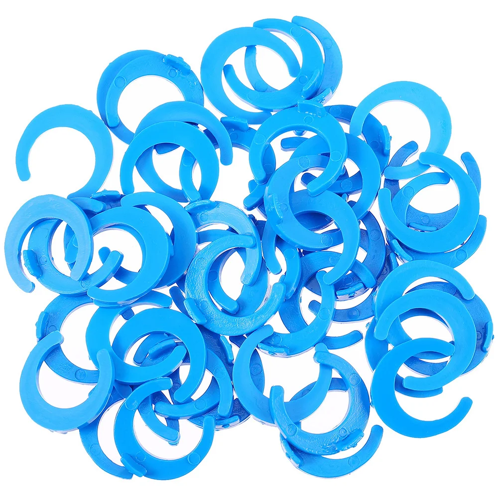 

50 Pcs Water Purifier Buckle Locking Clamp 1/4 Inch Clips Filter Part RO System Fittings Plastic